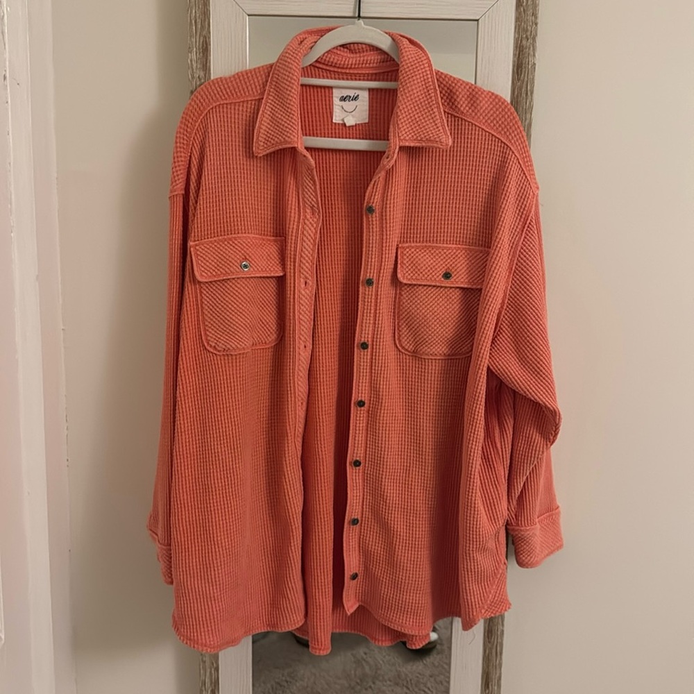 aerie waffle top